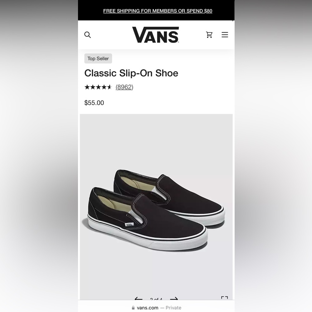 VANS CLASSIC SLIP-ON